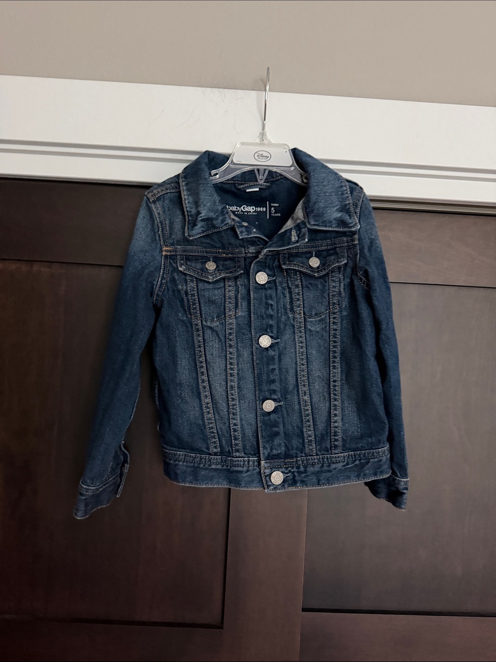 Baby Gap Denim Jean Jacket Dark Wash size 5T NEW